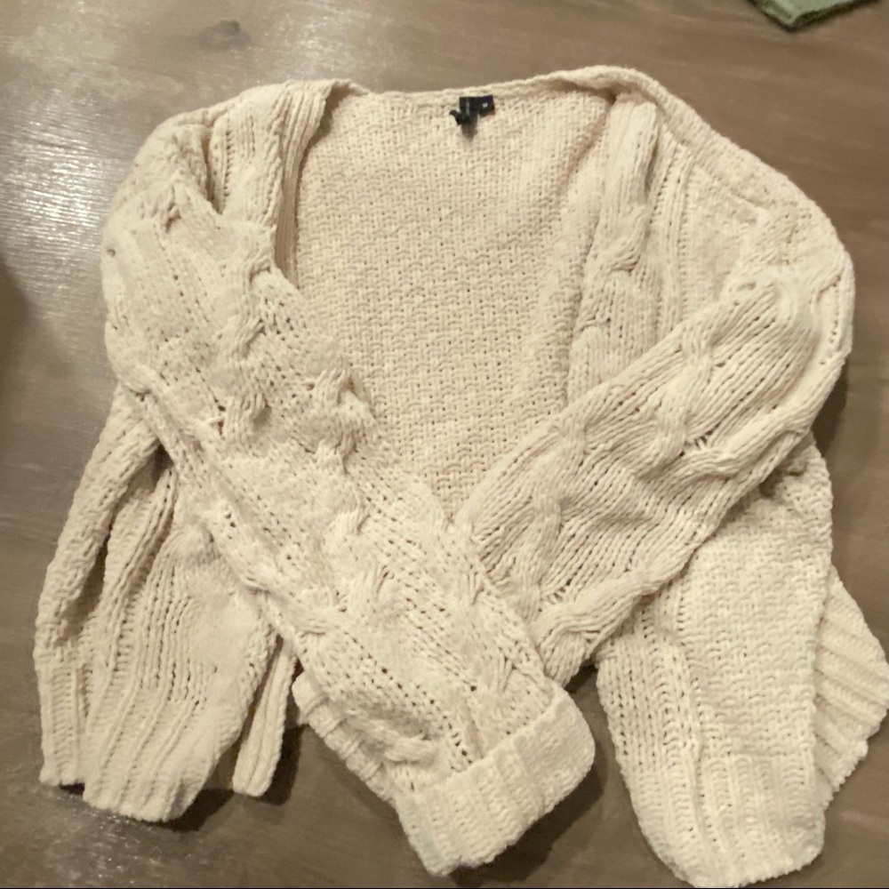 Chunky knit cardigan